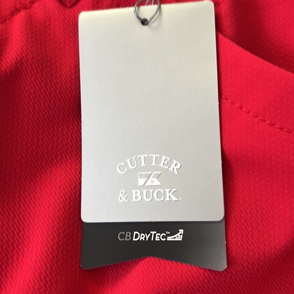 Annika Cutter & Buck Women’s Red Golf Shorts  with silver buttons Size 2 - Picture 8 of 12